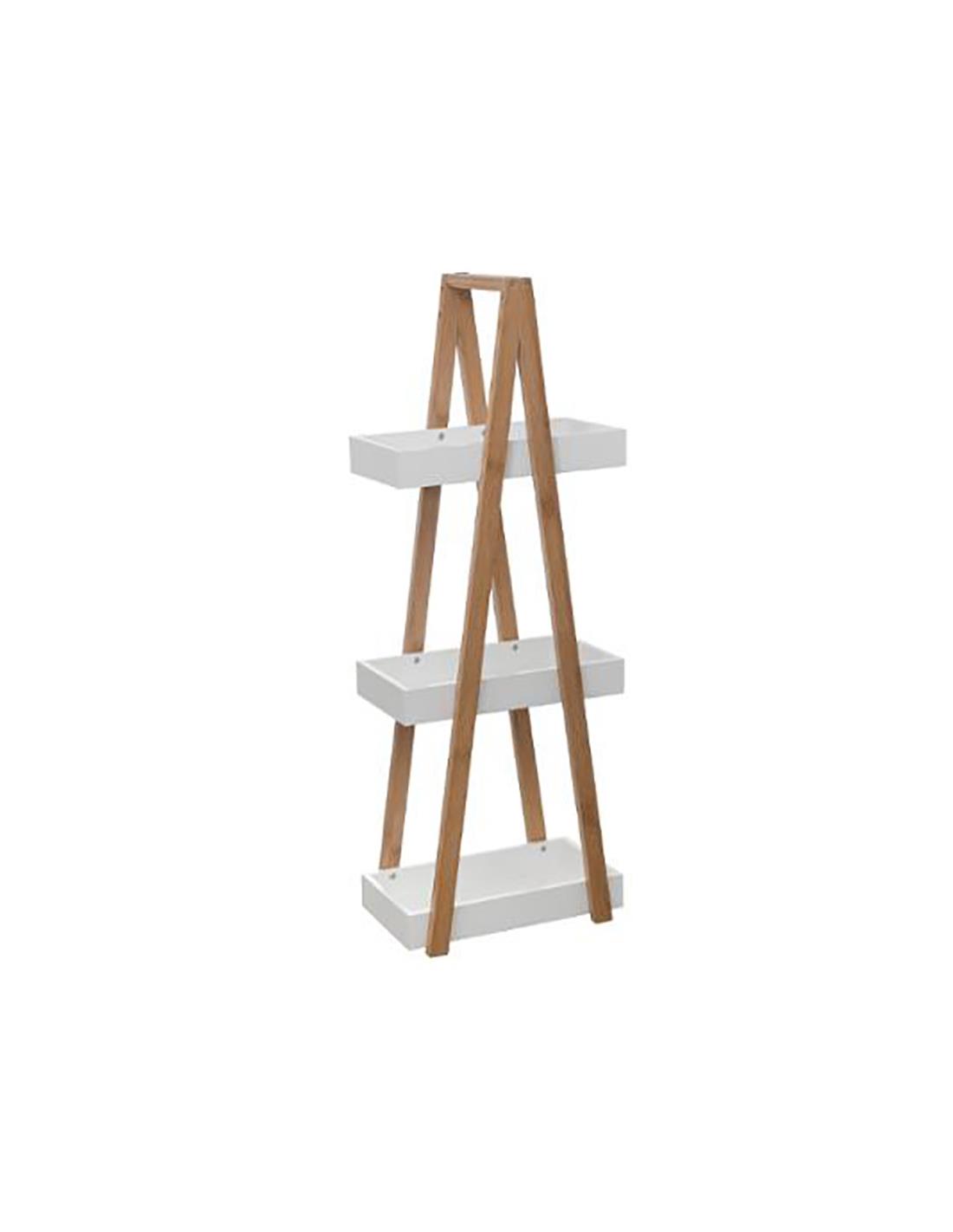 Jumbo Rafiera Ραφιέρα Bamboo με 3 Ράφια Λευκό - Είδη Σπιτιού & Διακόσμηση Εσωτερικού ...